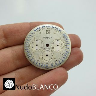 Universal Geneve Chronograph Compax Dial Base 30 Pulsations
