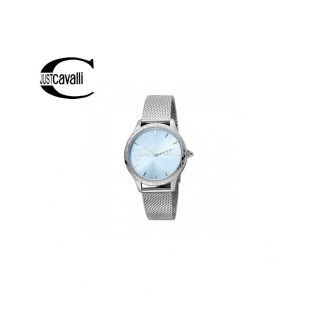 Just Cavalli Womens Ice Blue Luxury Wrist Watch - Jcw1l023m07