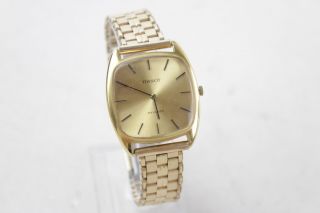 Vintage Gents Tissot Stylist Gold Tone Wristwatch Hand - Wind