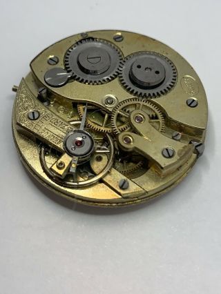 Charles Locle Swiss Pocket Watch Movement 36 Mm Dial F2552 2