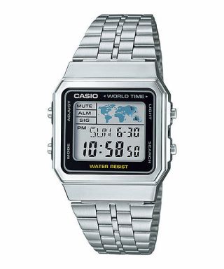 Vintage Casio A500wa - 1 Digital Watch World Time A500
