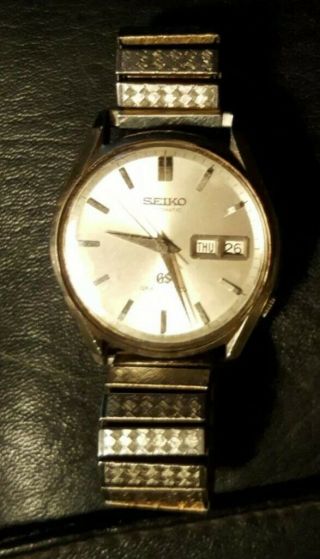 Vintage Seiko Gs Grand Seiko Diashock Automatic Mens Watch 6240 - 9000