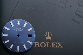Rolex Datejust Ii Blue Stick Dial For Model 116300 - 116334 Fcd9354