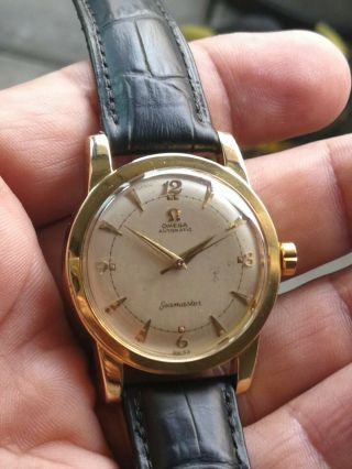 Vintage Omega Seamaster - 14 Gold Capped Automatic Watch Cal 354 1950 