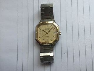 Longines Vintage Quartz - Stainless Steel/gold Plated - In F.  W.  O - Battery