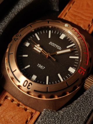 Vostok Amphibia 1967 Bronze Diver Watch - 2019 Limited Edition