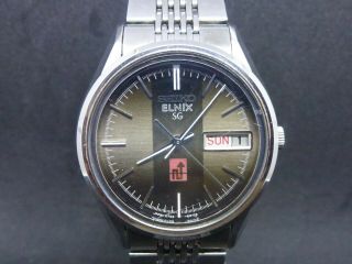 Vintage Seiko Elnix Sg Quartz 0723 - 6010 421093 Wrist Watch W728