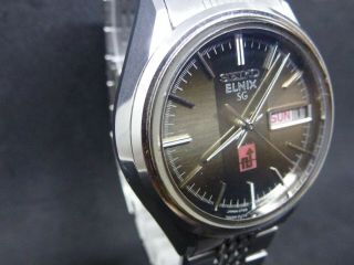 Vintage SEIKO ELNIX SG QUARTZ 0723 - 6010 421093 Wrist Watch W728 4