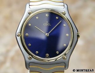 Ebel Wave 18k Gold And Stainless Steel Swiss Made 35mm Luxury Watch S125