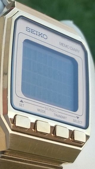 Seiko Memo Diary UW02 - 0010 Vintage LCD Digital Watch 6