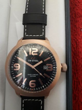 TW Steel mens MC50 Marc Coblet limited edition rose gold colour watch. 2