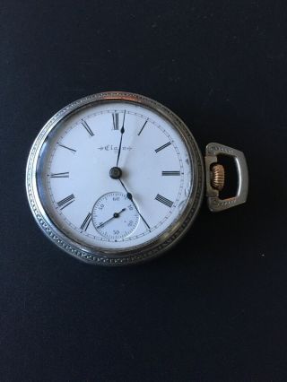 1896 Waltham 18s,  7j,  Open Face Antique Pocket Watch Runs