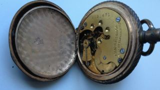 Antique Pan - America Philadelphia U.  S.  A.  Full Hunter 45mm Pocket Watch