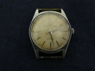 Vintage Girard Perregaux Gyromatic Stainless Steel Automatic Watch