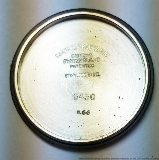 Vintage Rolex Oyster Perpetual 6430 Orig Swiss Dial Running Steel Watch 5