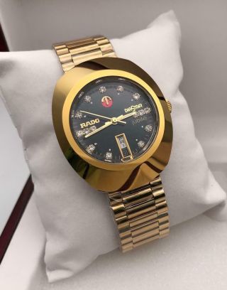 Rare Vintage Rado Diastar Automatic Day & Date Watch For Mens Wristwatch No.  002