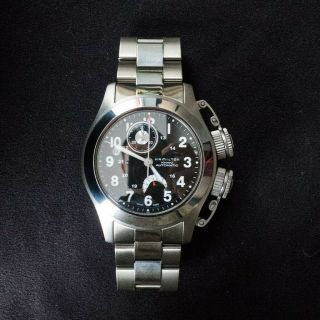 Hamilton Khaki Navy Frogman Automatic Chronograph Titanium Eta 7750 Watch