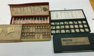 3 - Vintage Boxes Of Watch Repair Parts,  Crowns,  Stem,  More - New/old/stock