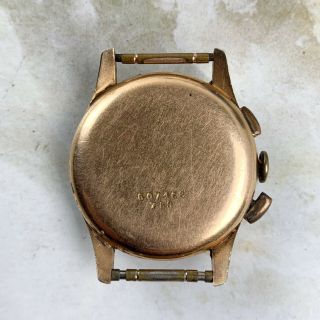 Vintage Breitling Premier Chronograph Wristwatch Ref.  780 18kt RG FOR REPAIR NR 8