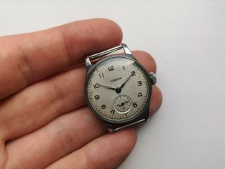 1954 1mchz Very Rare Collectible Ussr Watch Pobeda Hermetic Case Copper Serviced