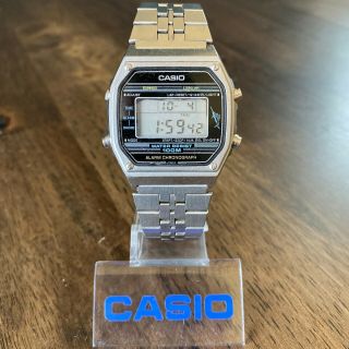 Rare Vintage 1981 Casio W - 350 Marlin Digital Diver Watch Mod.  152 Made In Japan