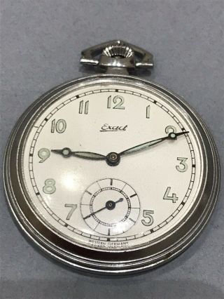 Vintage Stopwatch Exact West Germany Art Deco Stopwatch Watch Rare