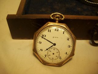 Vintage " Elgin " Pocket Watch,  12s,  Of,  Model 3,  C.  1918 - - Or Restoration