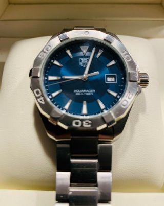 Tag Heuer Aquaracer Quartz Way1112 Wrist Watch For Men