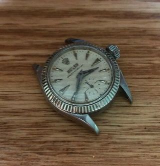 Vintage Rolex Oyster Perpetual Sub Second Automatic Watch 6504 6509 Brevet 2