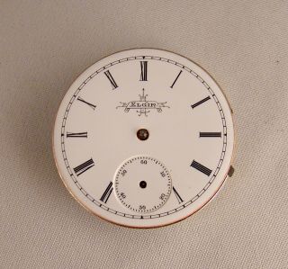 124 Years Old Movement Dial Elgin 11 Jewels Hunter Case Size 6s Pocket Watch