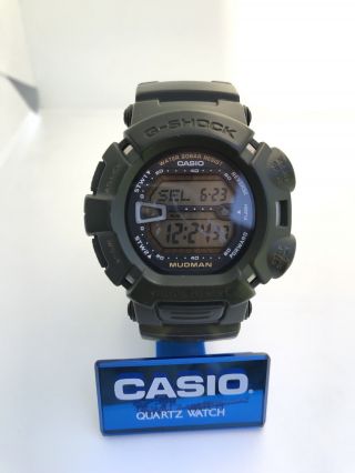 Casio Mudman G Shock G 9000mc Watch Rare Mens Diver Camouflage Vintage