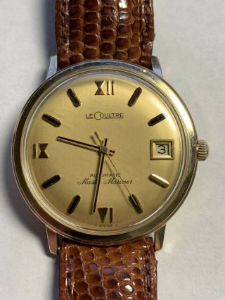 Vintage Jaeger Lecoultre Master Mariner Automatic 10k Gold Filled Watch