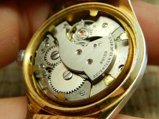 Vintage Swiss Made Candino 17 Jewels Men ' s Dress Wrist Watch Water Resistant 6