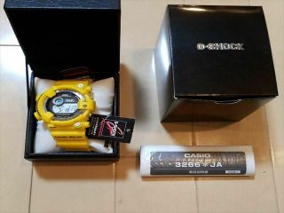 Casio G - Shock Frogman Gf - 8250 - 9jf Tough Solar Tide Graph Yellow