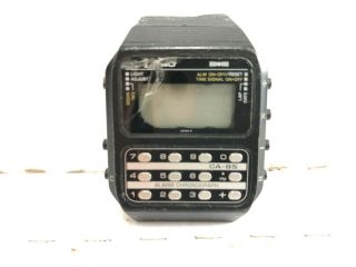 Vtg Casio Ca - 85 Watch Game Calculator Rare