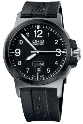 Oris Bc3 Advanced Swiss Made Automatic Rubber Strap Watch 73576414364rs
