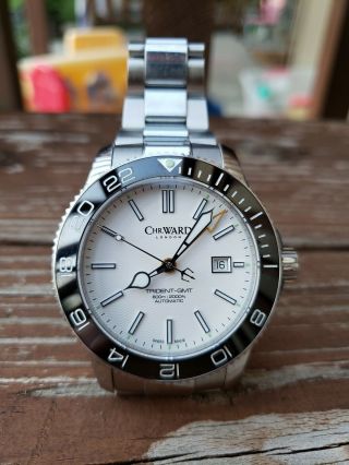 Christopher Ward C60 Trident Pro Gmt 600 Ceramic 43mm Mens Automatic Diver Watch
