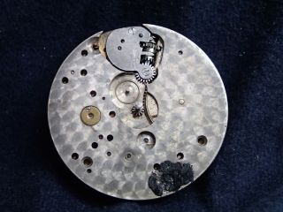 Fine Quality Howard Type Micrometer Regulator Pocket Watch Movement circa1900 3