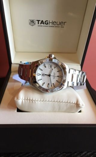 Tag Heuer Aquaracer 40.  5mm S/s  Way1111.  Ba0928 (silver/white) Make Offer