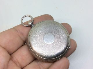 Fantastic Antique Victorian Solid Silver Pocket Watch Fob Case