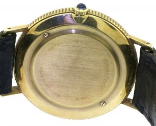 Lucien Piccard 14K gold high fashion Liberty coin style mechanical men ' s watch 5