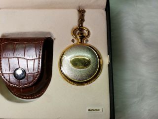 Majesti Dad Pocket Watch,  Gold Tone with Protective Case (Battery NOT) 3