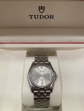 Tudor Monarch Men’s Stainless And Silver Dial