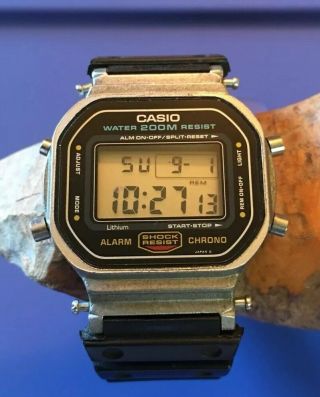 Vintage Casio Dw - 5600 G - Shock Screwback.  901.  Every Button.  As - Is