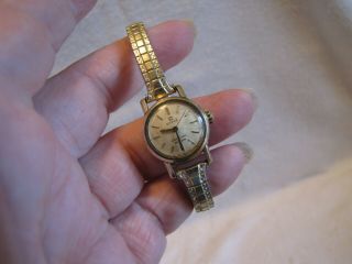 Vintage Omega Ladymatic Meister Wrist Watch Running