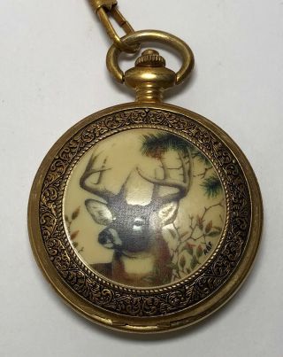 THE FRANKLIN NATIONAL FISH AND WILDLIFE FOUNDATION POCKET WATCH 3