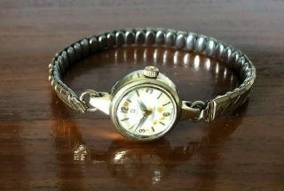 Vintage Omega Seamaster Womens Watch Ladymatic Rolled Gold Bracelet Not 2