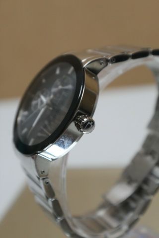 Bulova 96C105 Black Dial Stainless Steel Multi - Function Men ' s Quartz Watch 3