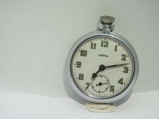 1955 Smiths/ingersoll Pocket Watch Chrome Cased Not ??.