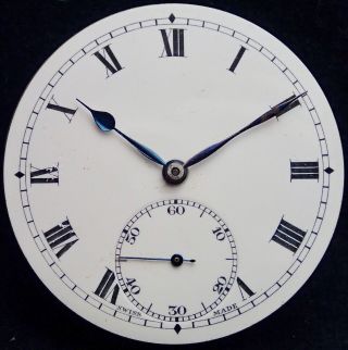 Fine 16 Size Open Face Pocket Watch Movement circa1900 RS 2